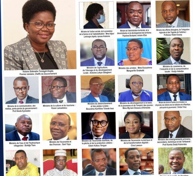 Togo : Les 05 ministres les plus influents en 2022   
