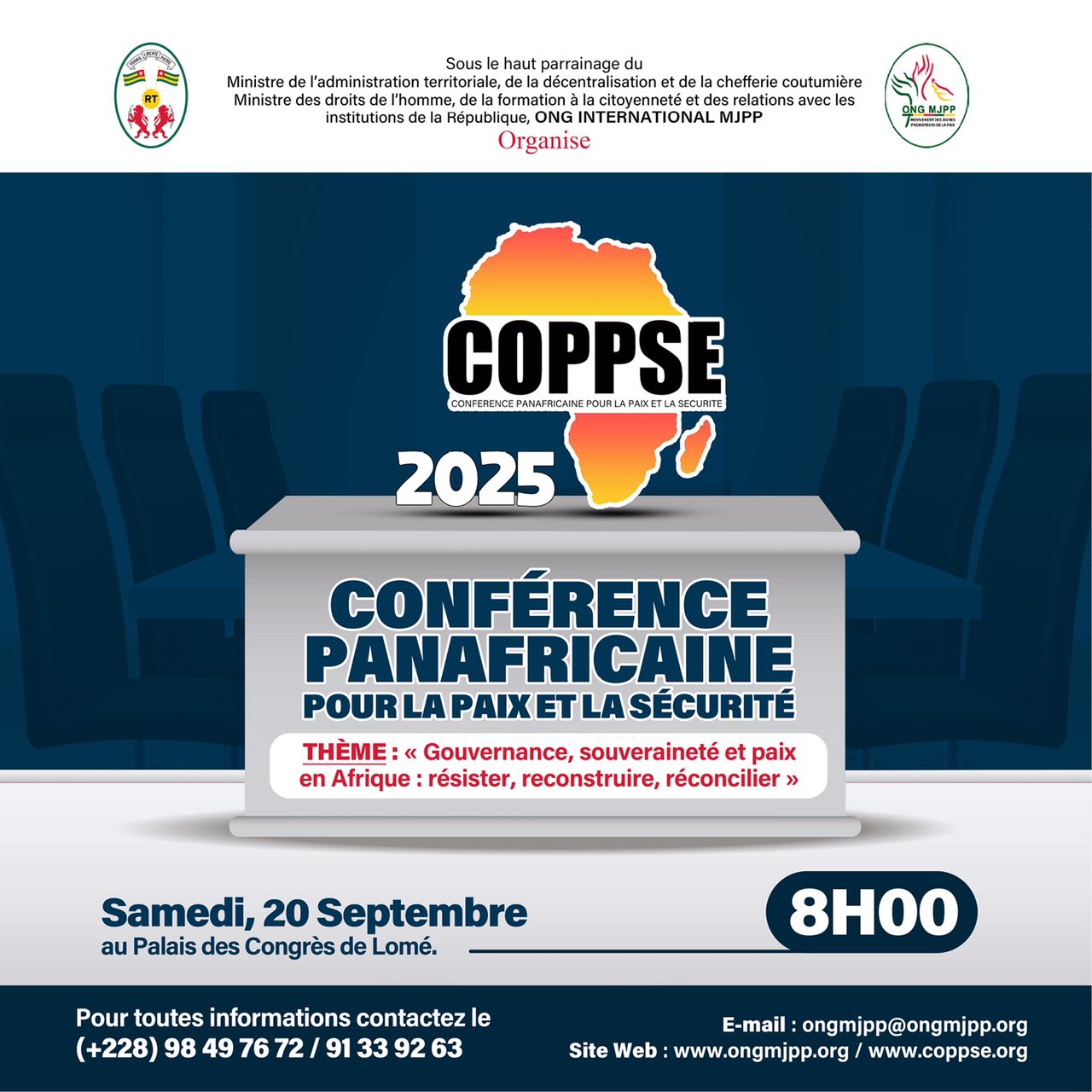 Lomé accueille la 2ᵉ Conférence Panafricaine pour la Paix et la Sécurité (COPPSE 2025)